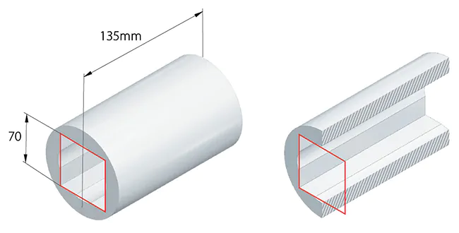 INSERTS FOR INTERNAL SQUARE AND HEXAGONAL PROFILES IN-SQ -IN-HEX-3D-Q