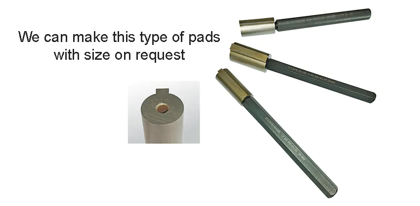 We can make this type of pads with size on request