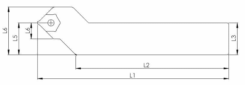 Tools for external machining DX
